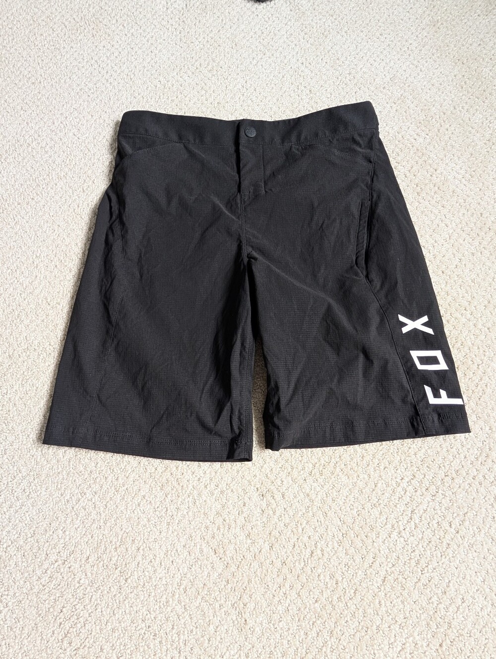 Fox Racing Ranger Shorts Mens 28 Black Mountain Bike Ripstop Gorpcore Mesh Lined